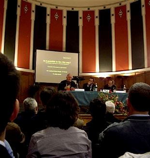 Presentation of 'Is it possible to live this way?' Vol. 1 with Fr. Carrón, Cardinal Cormac Murphy-O'Connor, and Marco Sinisi, November 2008
